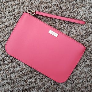 Kate Spade Coral Pink Clutch NWT never used